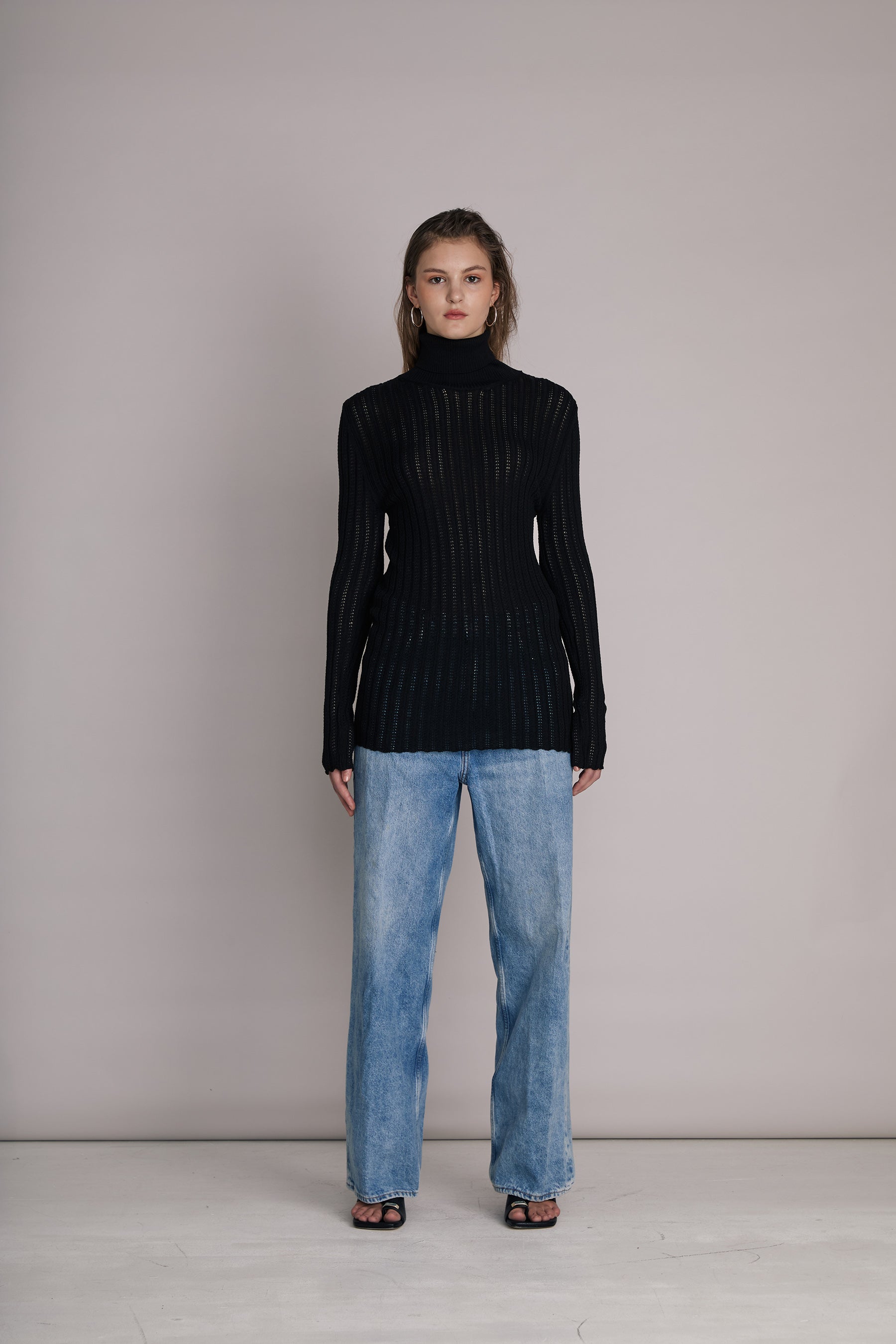 Dolly Pointelle Knit Polo