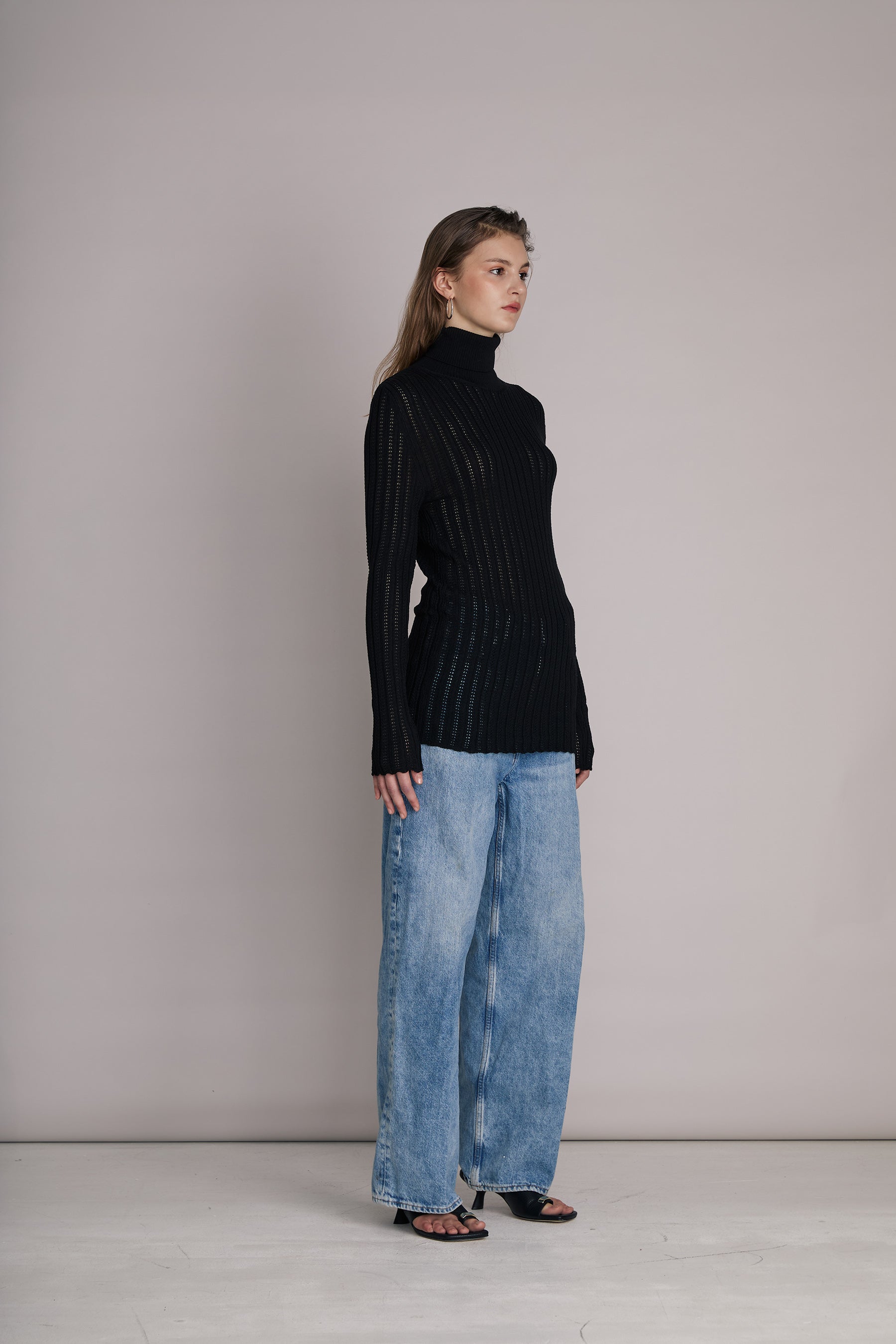 Dolly Pointelle Knit Polo