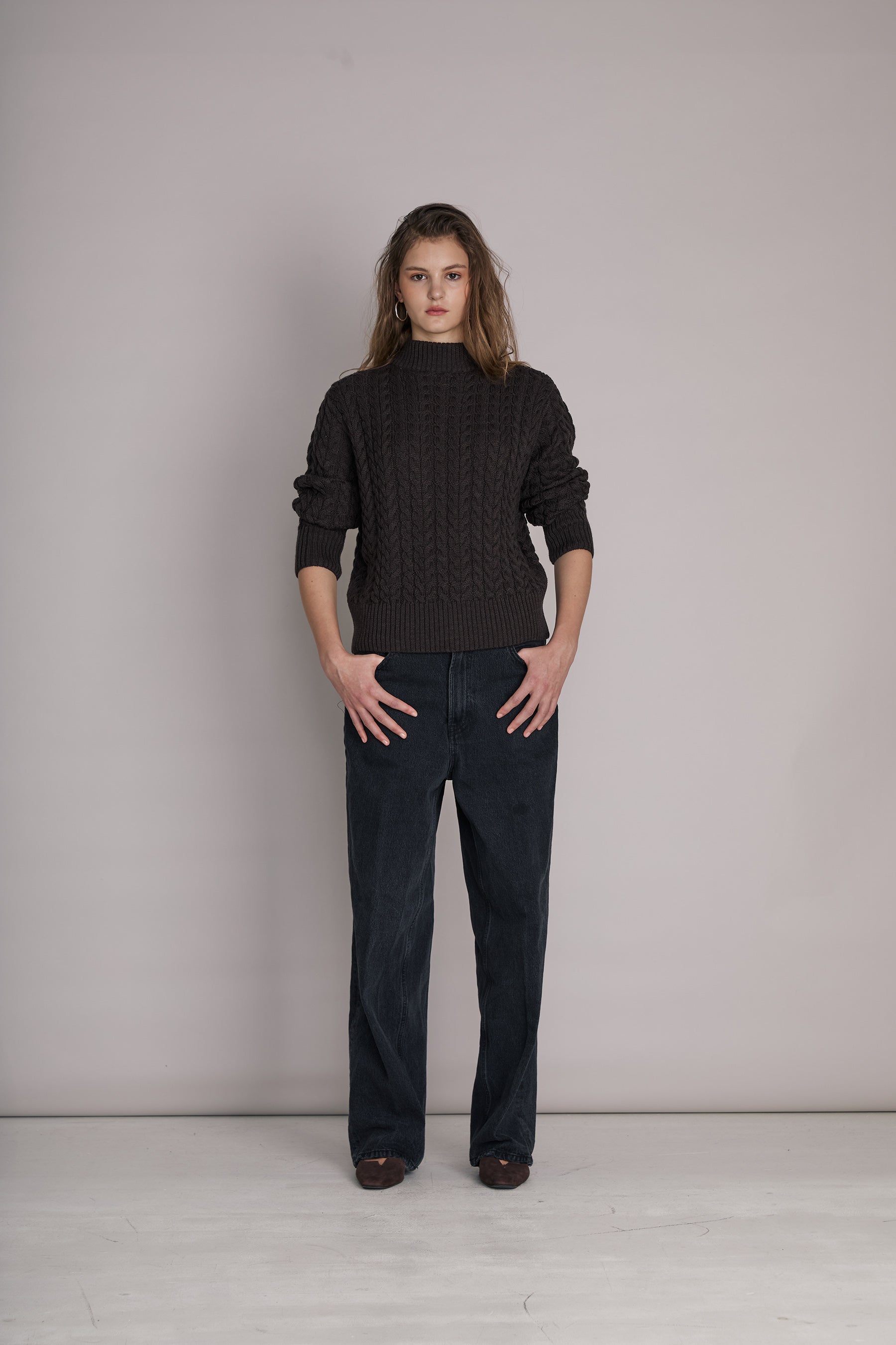 Victoria Cable-Knit Sweater