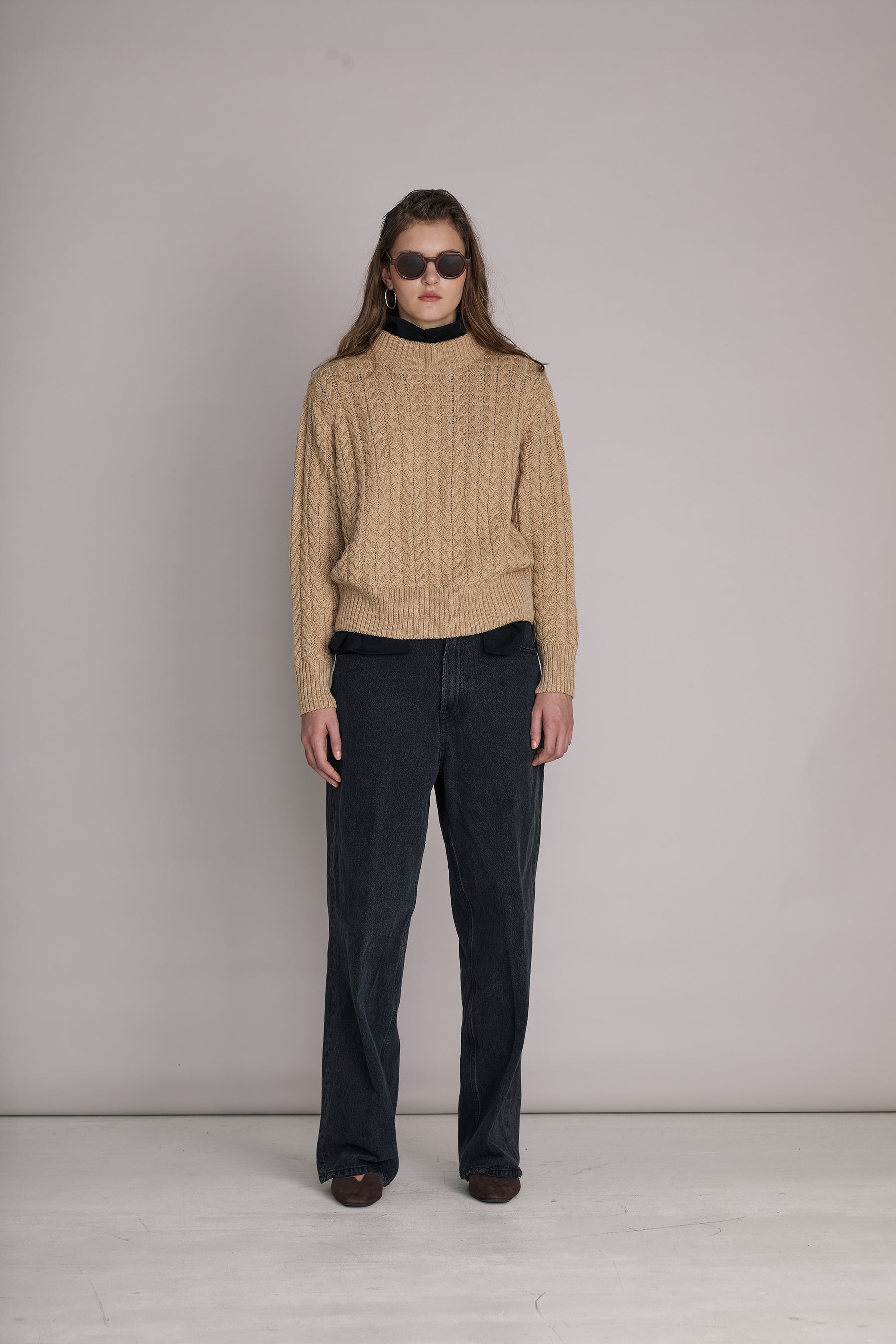 Victoria Cable-Knit Sweater